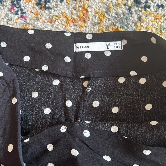 Lefties black and white polka dot skort - Picture 4 of 4